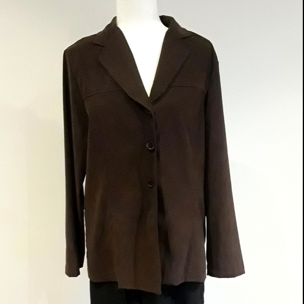 Brown blazer jacket